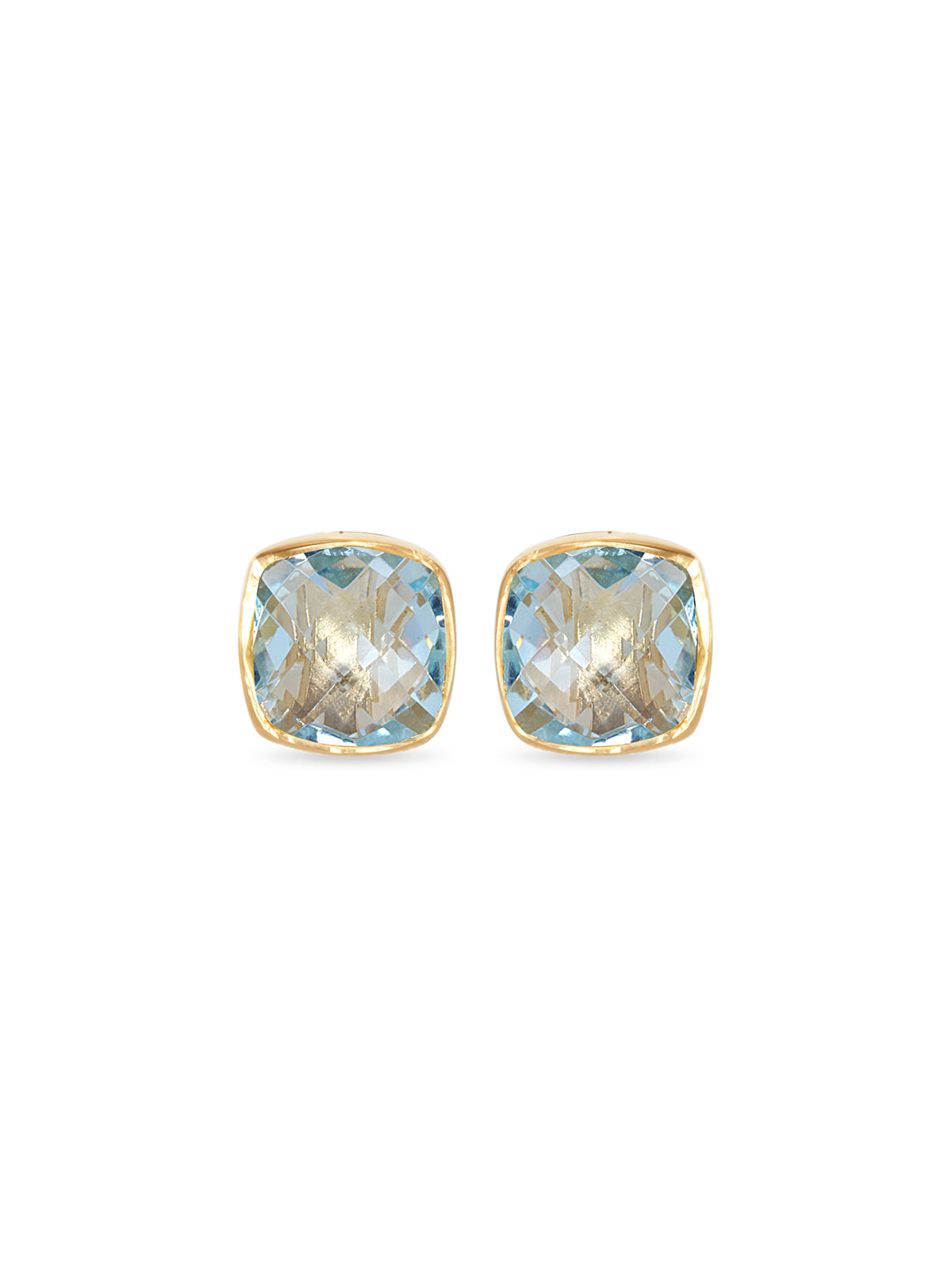 Blue Topaz Studs