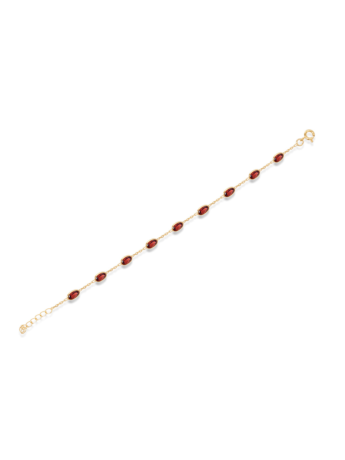 Garnet Station Chain BRACLET