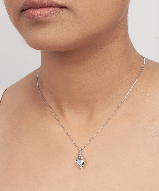 Silver Serenity Pendant Necklace
