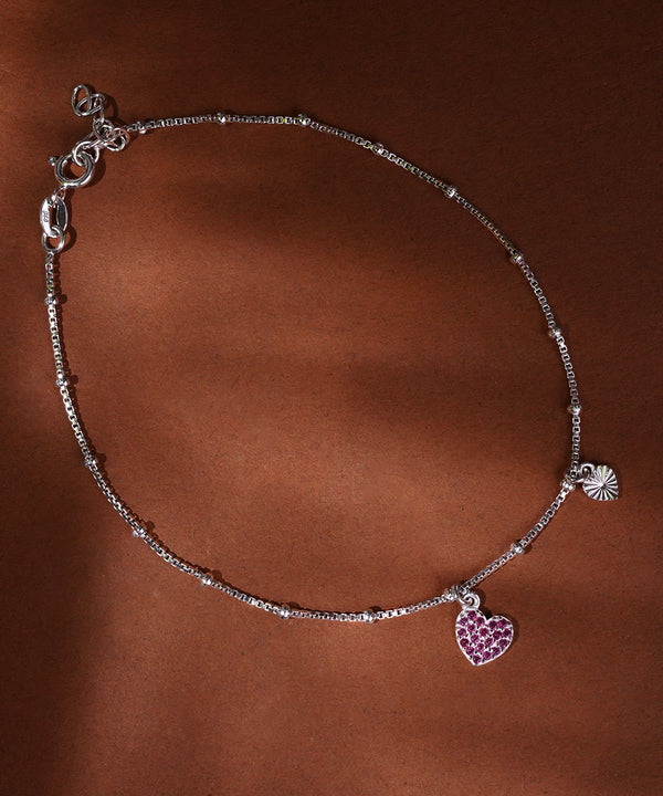 Love & Luck Charm Beaded Chain Bracelet