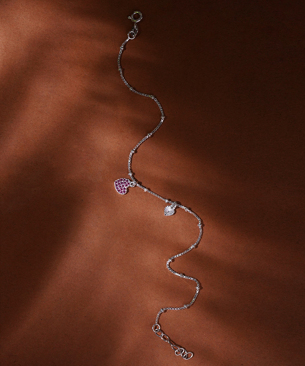 Love & Luck Charm Beaded Chain Bracelet
