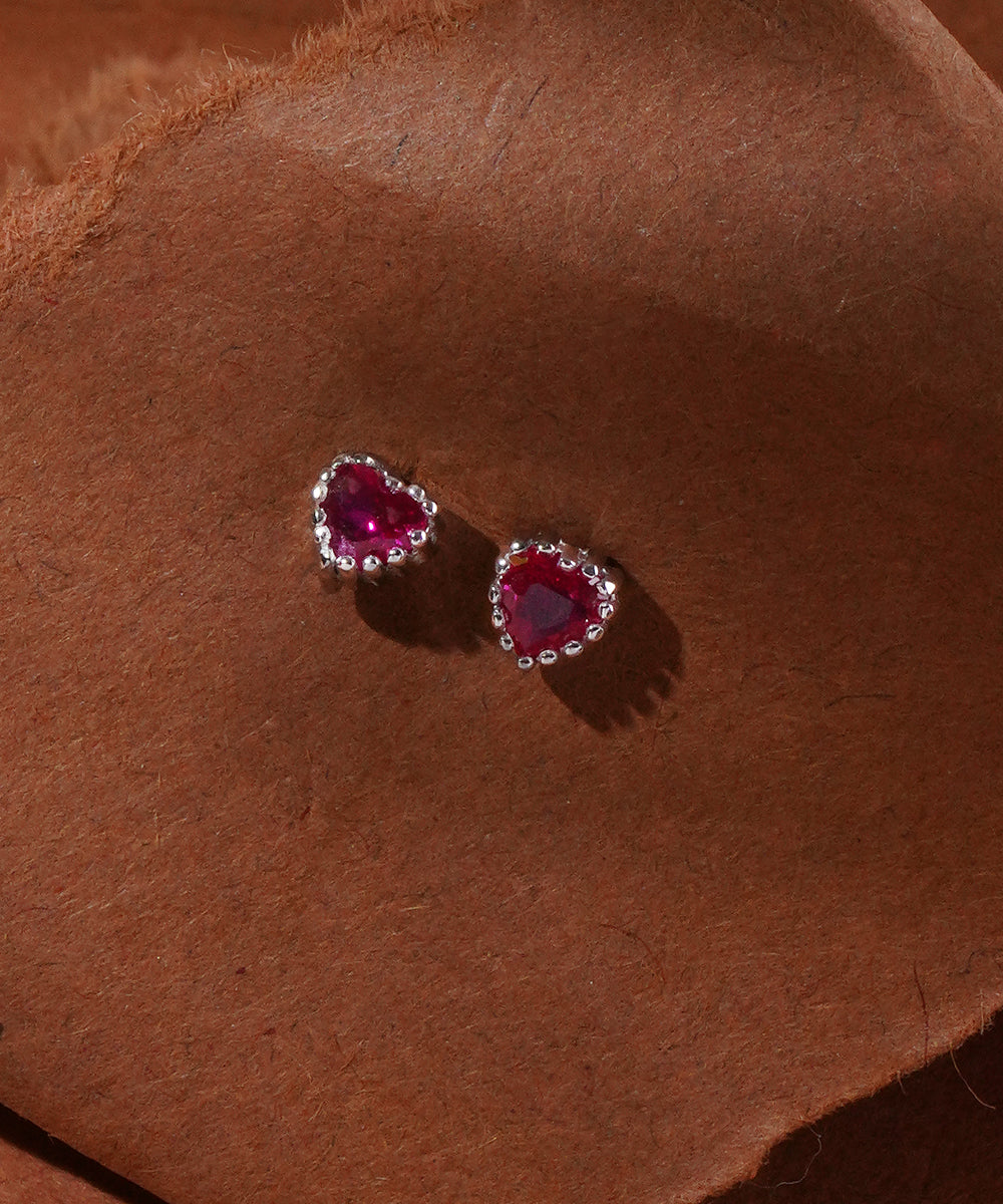 Dainty Little Love Heart Studs