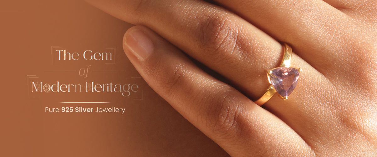 Semi precious stone ring