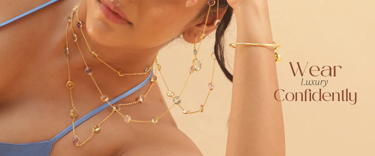 Semi Precious Stone Necklace 