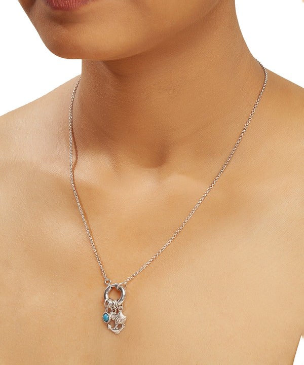 Silver Nautical Charm Necklace