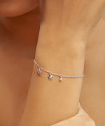 Silver Dainty Star Charm Bracelet