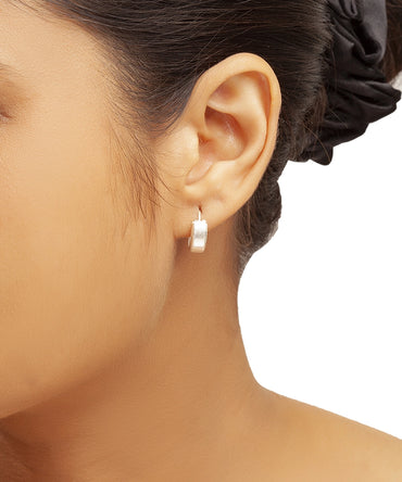 Silver Mini Hoop Earrings