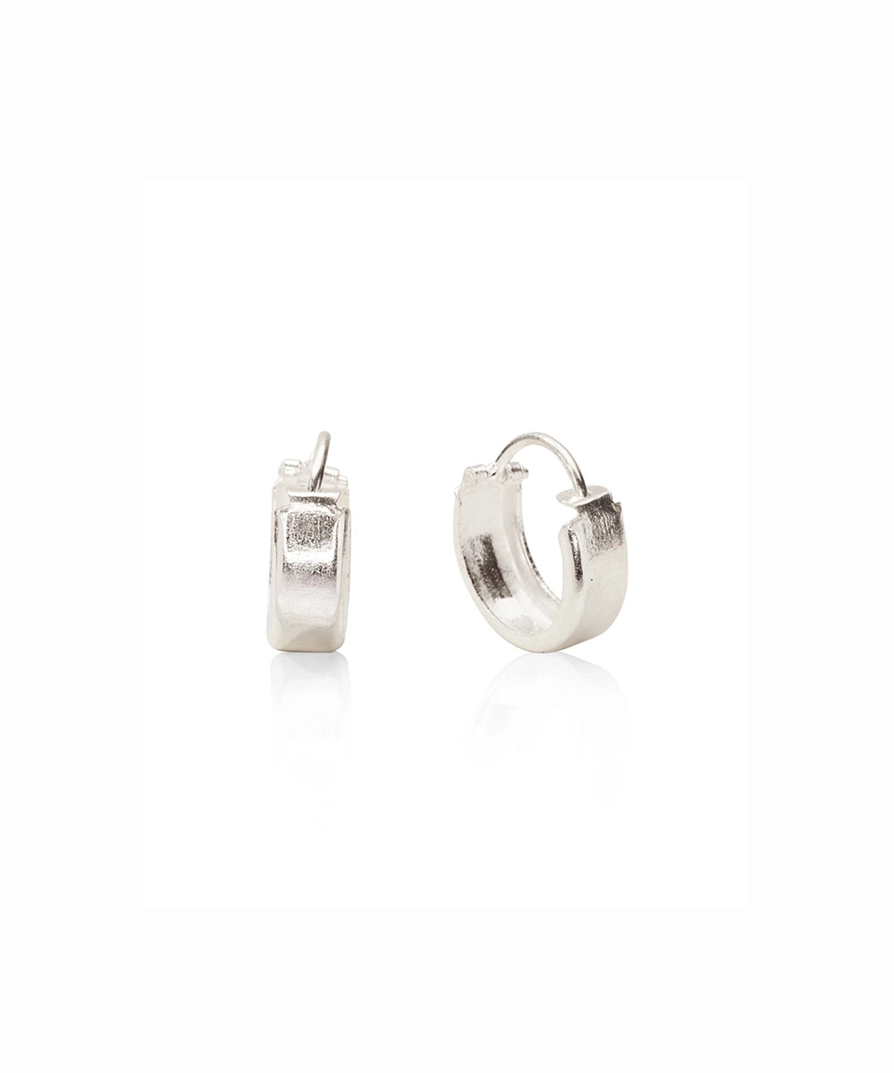 Silver Mini Hoop Earrings