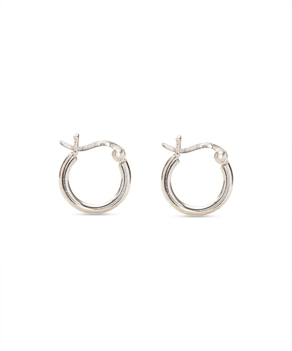 Silver Classic Thick Mini Hoops