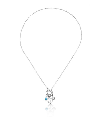 Silver Nautical Charm Necklace
