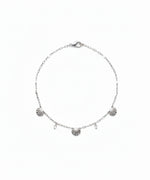 Silver Ocean Love Shell Charm Bracelet