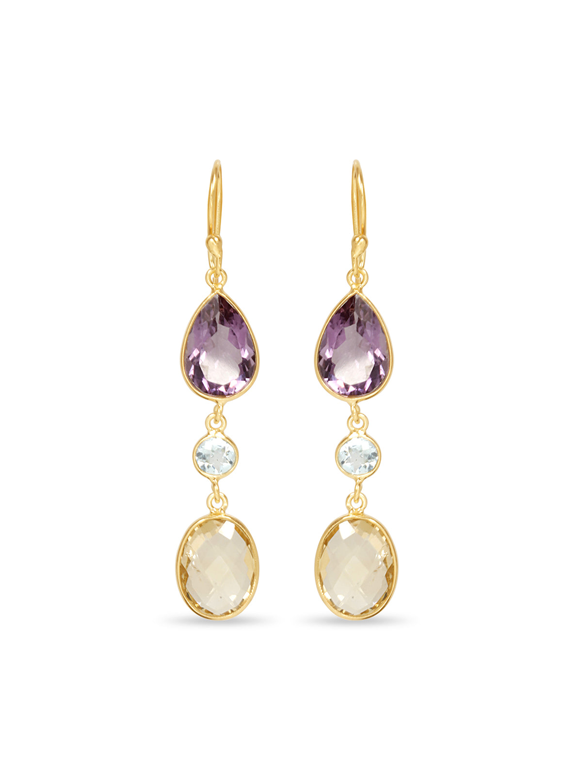 Violet Sunshine Earrings