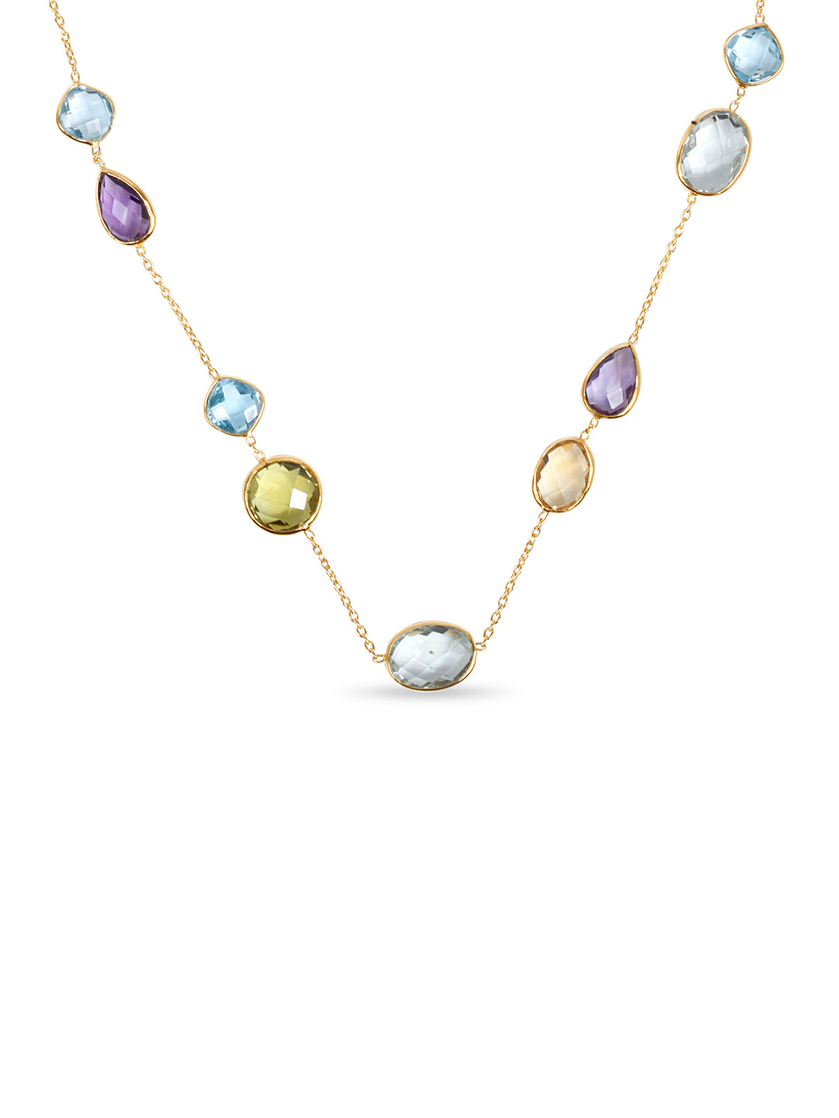 Light Station Amethyst Citrine Necklace