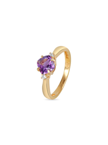 Royal Crest Amethyst Ring