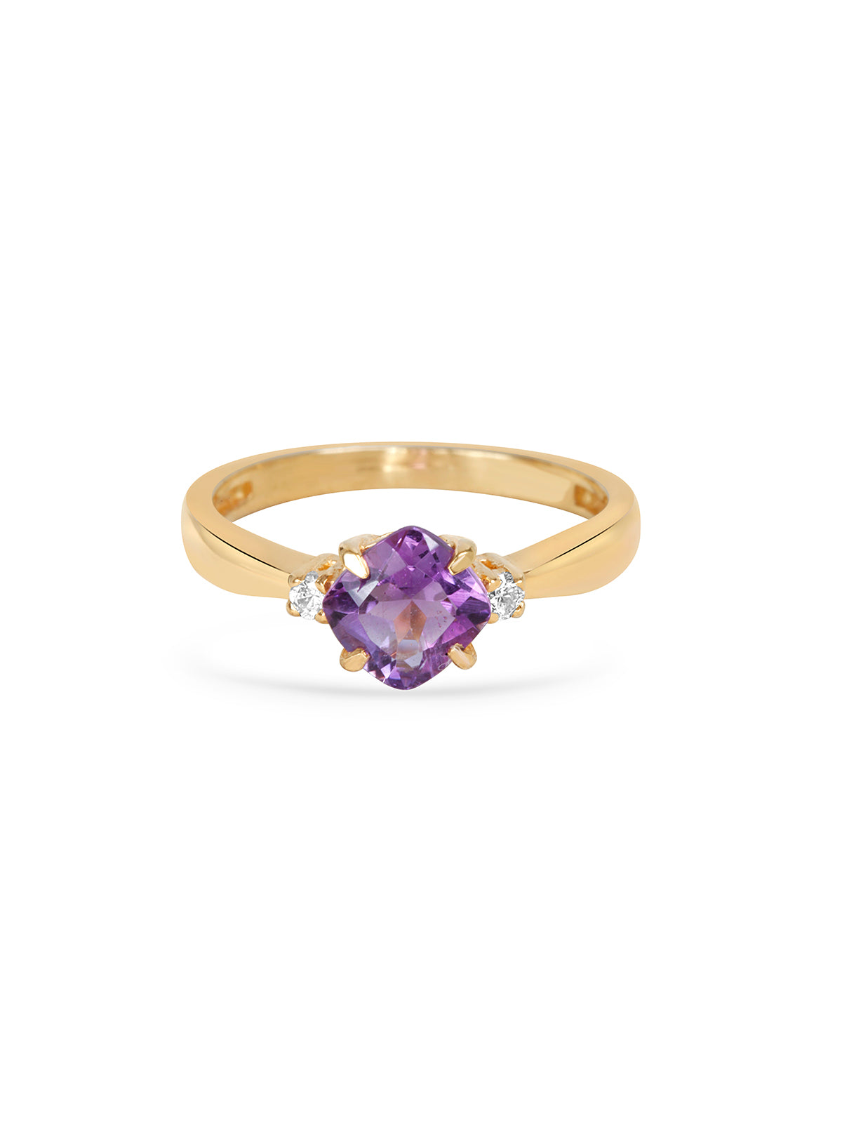 Royal Crest Amethyst Ring
