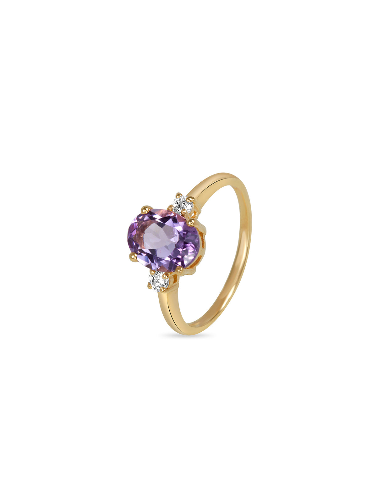 Empress Oval Amethyst Ring