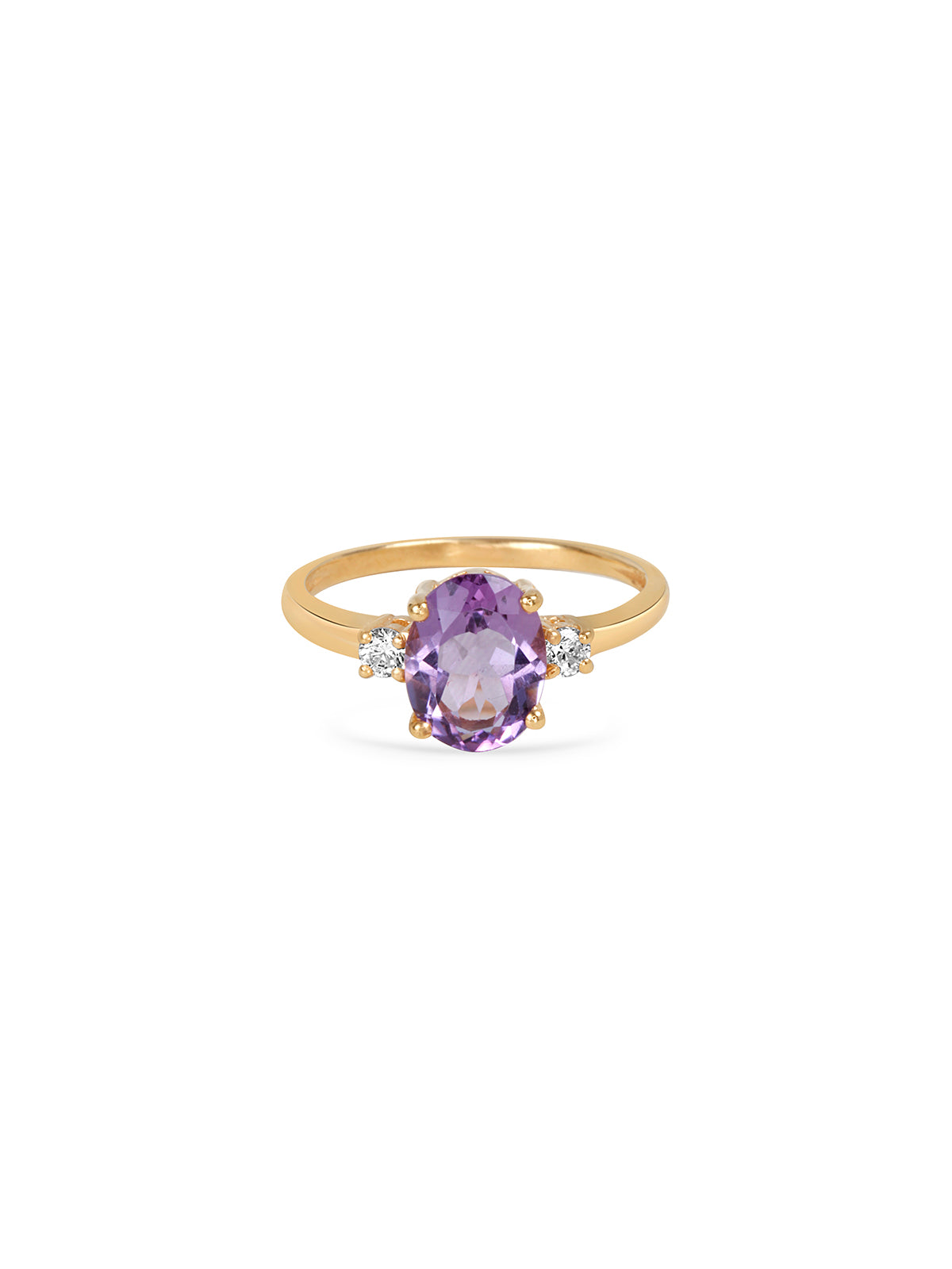 Empress Oval Amethyst Ring