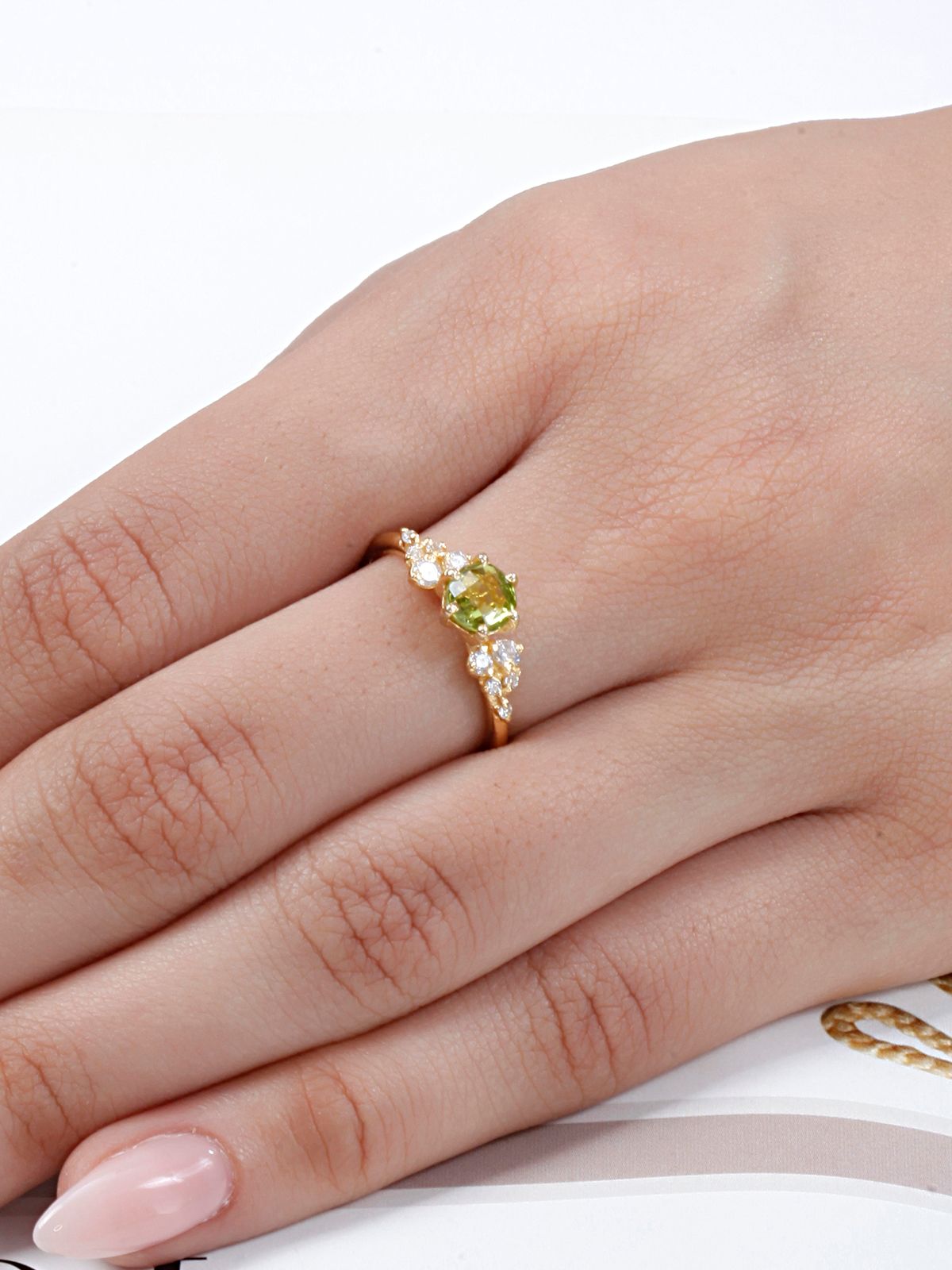 Emerald Meadow Peridot Ring