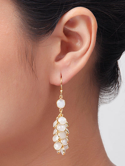 Moonstone Cluster Earrings