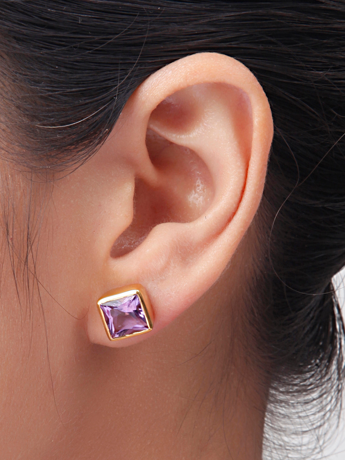 Amethyst Studs