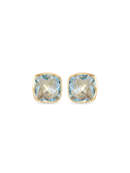 Blue Topaz Studs