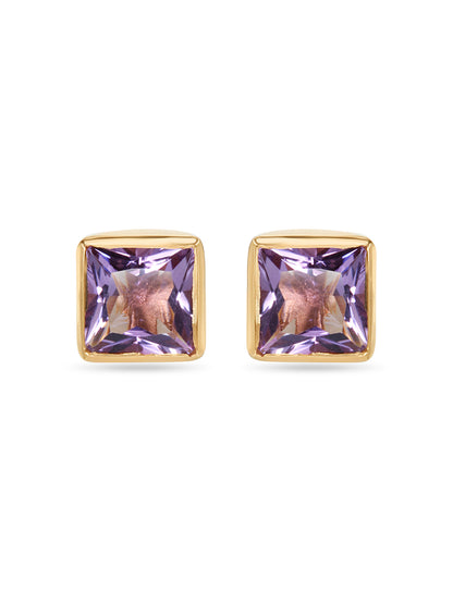 Amethyst Studs