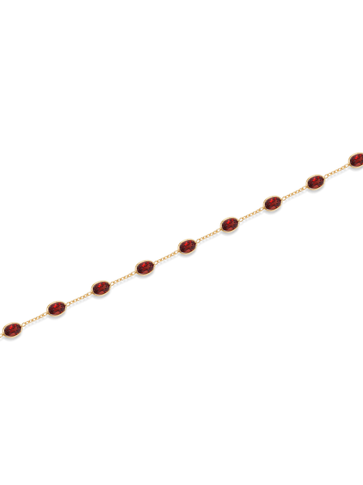 Garnet Station Chain BRACLET