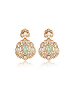 Silver Royal Jadau Style Drops