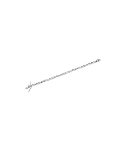 Silver Polki Diamond Tennis Bracelet