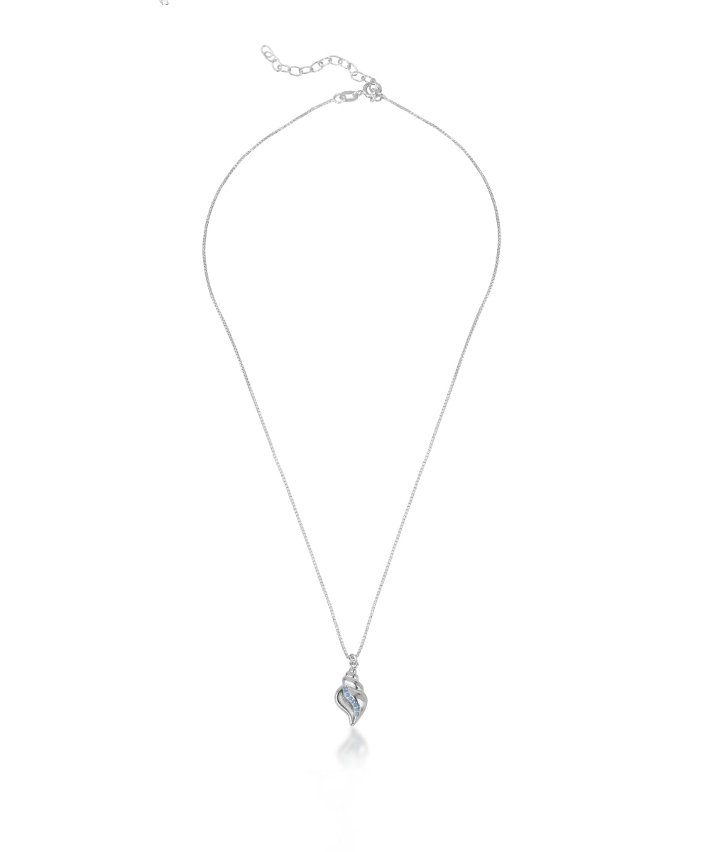 Silver Serenity Pendant Necklace