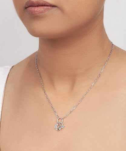 Silver Celestial Charm Necklace