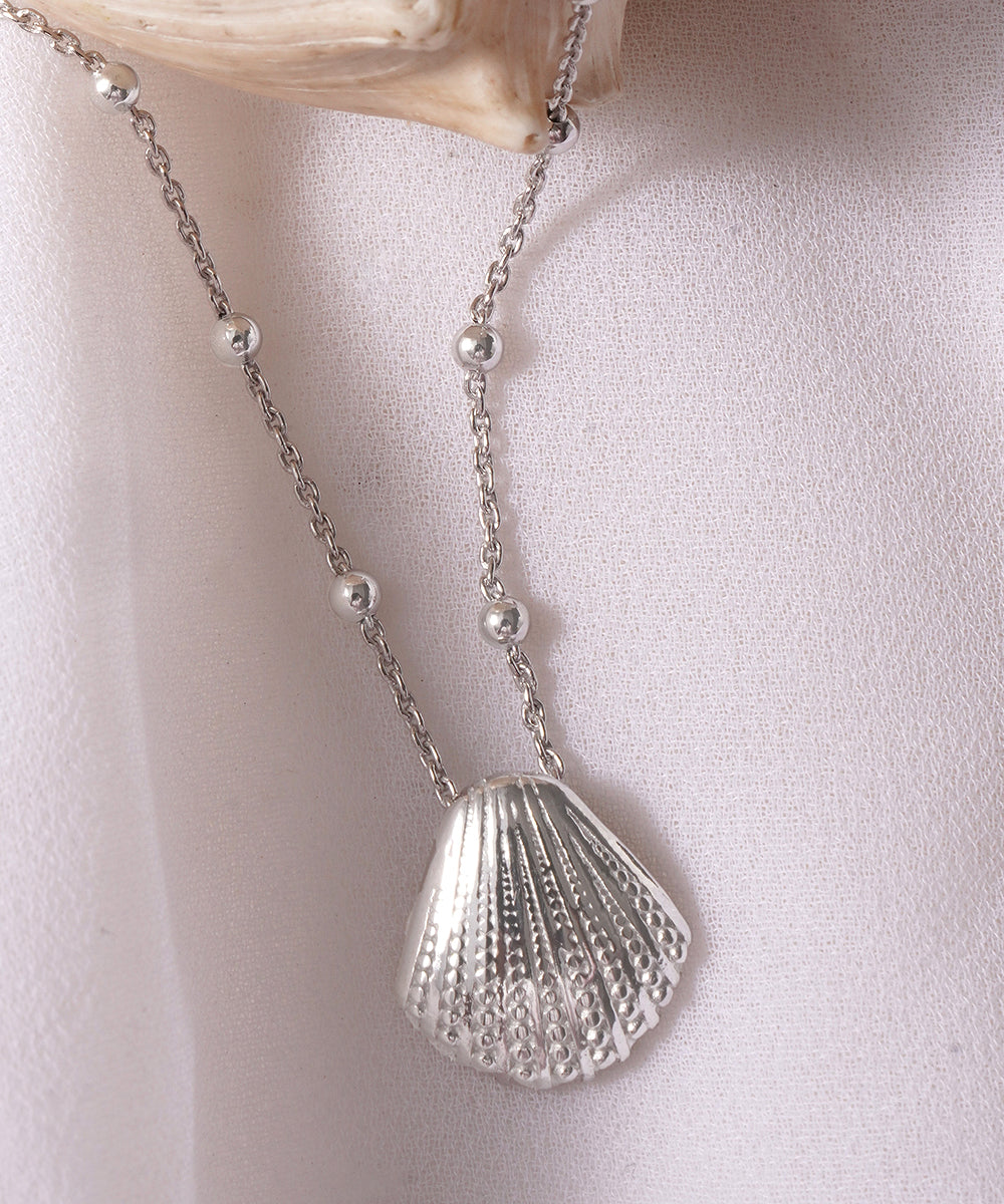 Long Chain Seashell Necklace