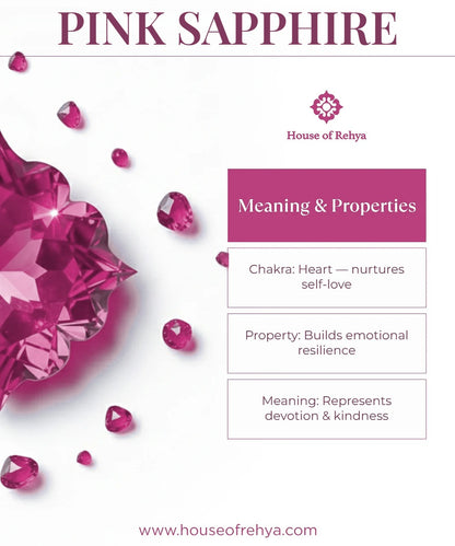 Pink Sapphire - Meaning & Properties