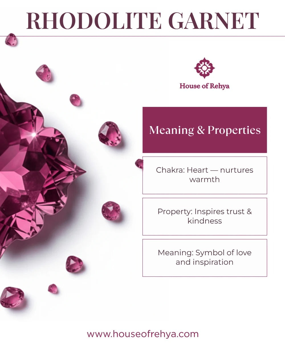 Rhodolite Garnet - Meaning & Properties